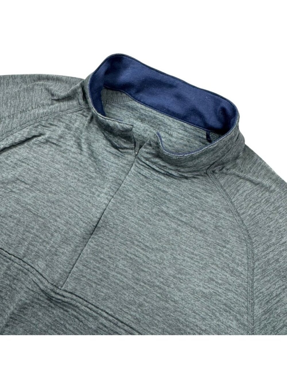 Peter Millar Men's 1/4 Zip Performance Pullover Sweater Gray • Medium